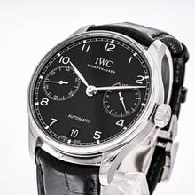Thumbnail von IWC Portugieser Automatik 7 Days 42 Black – IW500703 – like NEW – 01/2022 Full Set