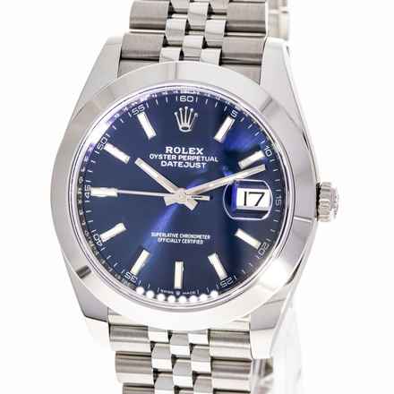  Rolex Datejust 41 Blue Jubilee – 126300 – like NEW – 2022 Full Set 