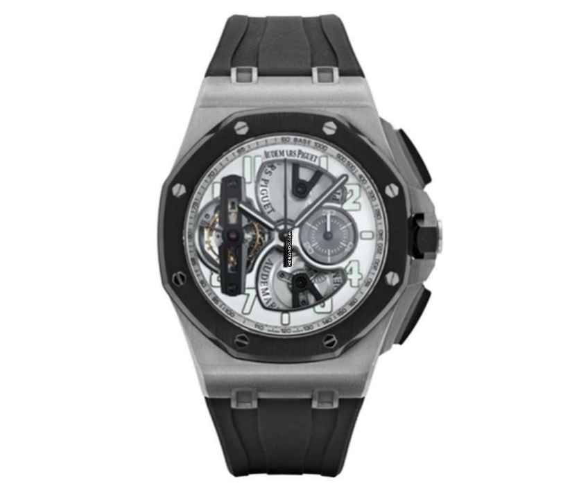  Audemars Piguet Royal Oak Offshore Tourbillon Chronograph Titanium - LIMITED TO 15 Pc. - With Box And Papers 26387.IO.OO.D002CA.01 