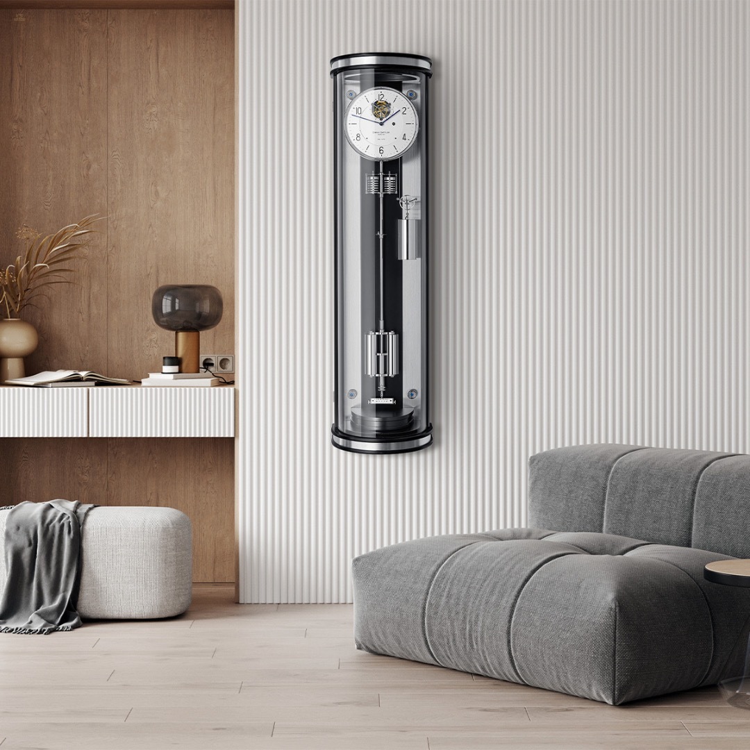 Metallica 1799 – Präzisionspendeluhr - 28 Tage Laufzeit - Invarpendel - barometrische Kompensation