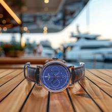 Thumbnail von Chronograph III S – limitiert - Schaltrad & Sichtboden - Blaues Zifferblatt - Ø 44 mm - 60 h Gangreserve