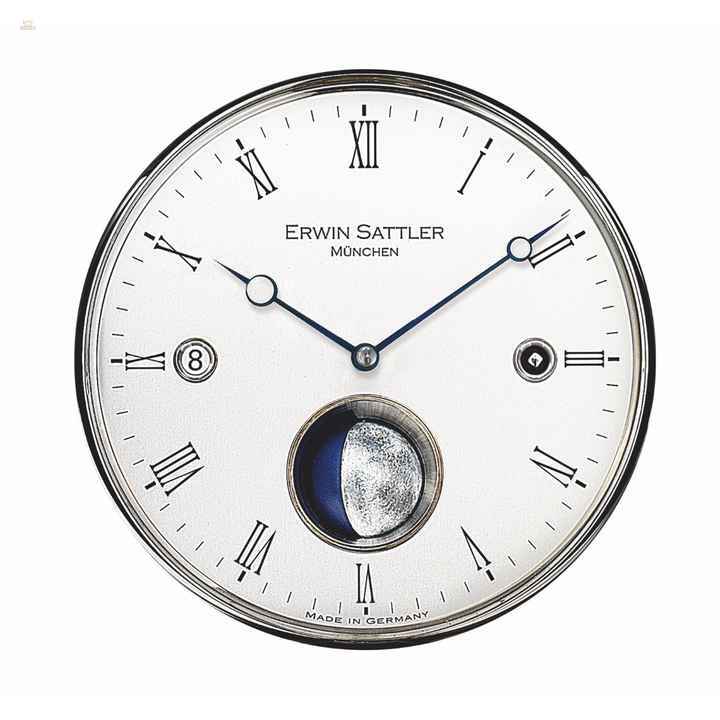 Classica K 70 M – Mondphase & 30 Tage - Limitierte Wanduhr mit 3D-Mondkugel & Fensterdatum