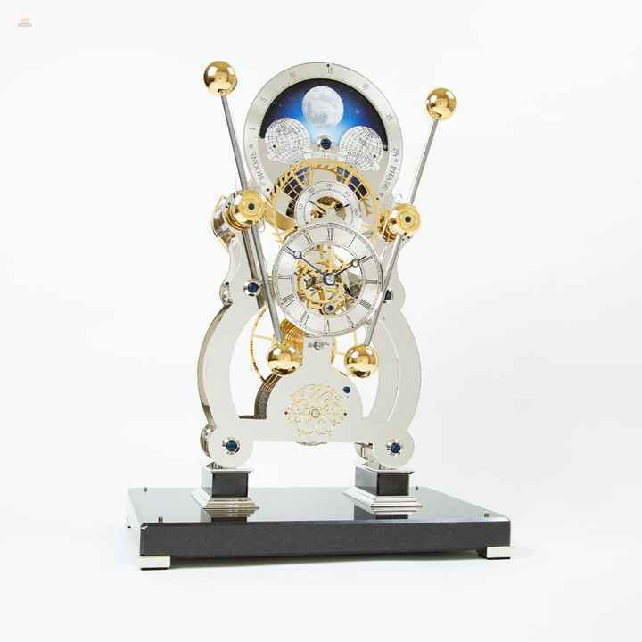 Moonphase Sea Clock - Tischuhr mit Mondphase & 8 Tage Werk