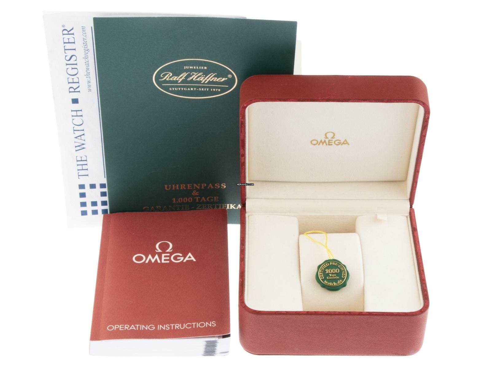 Omega Seamaster Polaris Big Size Olympia Barcelona Ref.386.1031.1 1992 Box&Beschreibung sehr gut Vintage