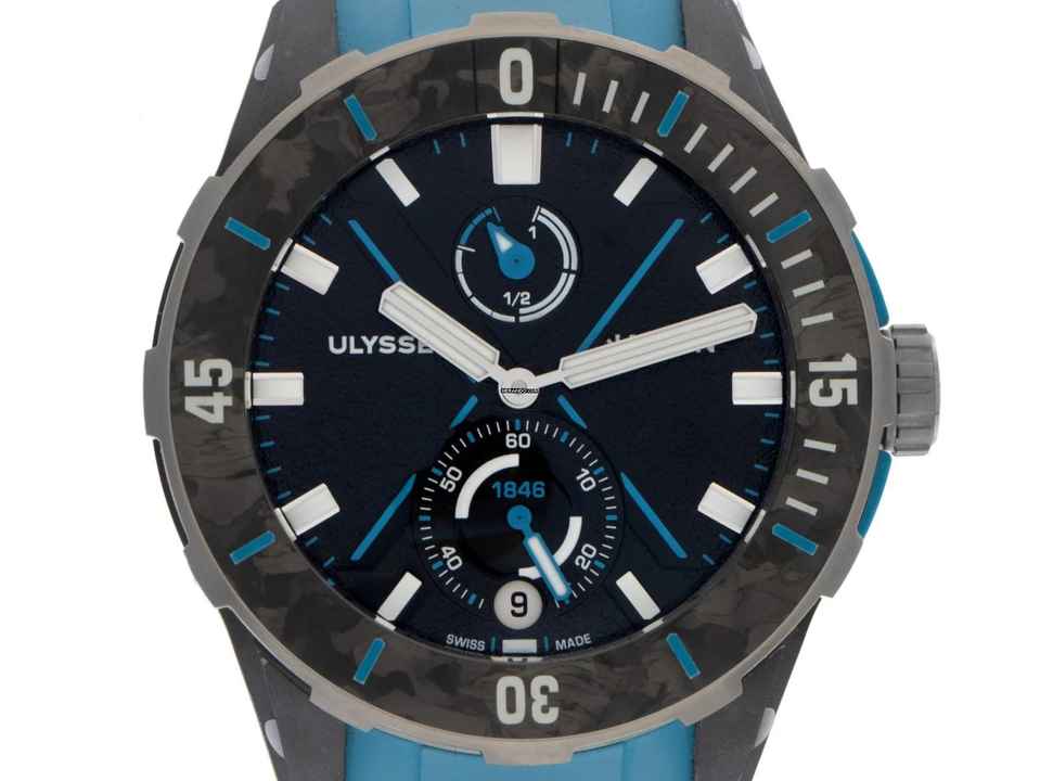  Ulysse Nardin Marine Diver NET Azure Ref.1183-170-2B/3A 2025 Full Set Ungetragen 