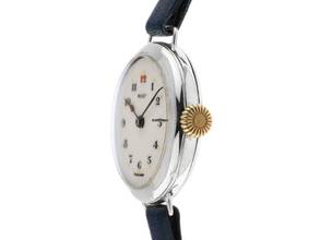 Thumbnail von Rolex Vintage 925 Silber Klappdeckel 1915 original Box sehr gut Vintage