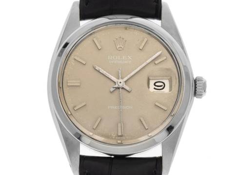  Rolex Oysterdate Precision open 6/9 Ref.6694 1969 Box&Beschreibung sehr gut Vintage 