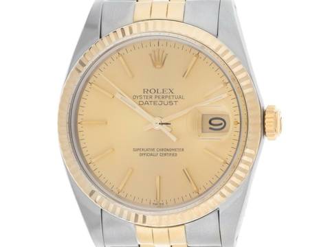  Rolex Datejust 36 open 6/9 Ref.16013 1982 Full LC 100 Set sehr gut Vintage 