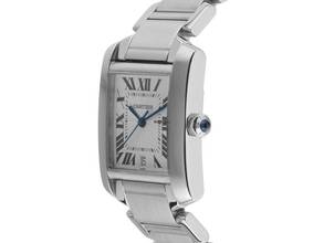 Thumbnail von Cartier Tank Française GM Großes Modell Ref.2302 2010 Box&Beschreibung wie Neu Vintage