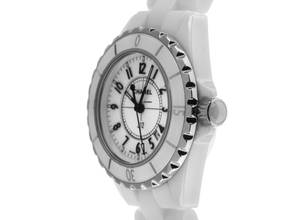 Thumbnail von Chanel J12 Keramik White Ref.H0968 2017 Full Set wie Neu Vintage