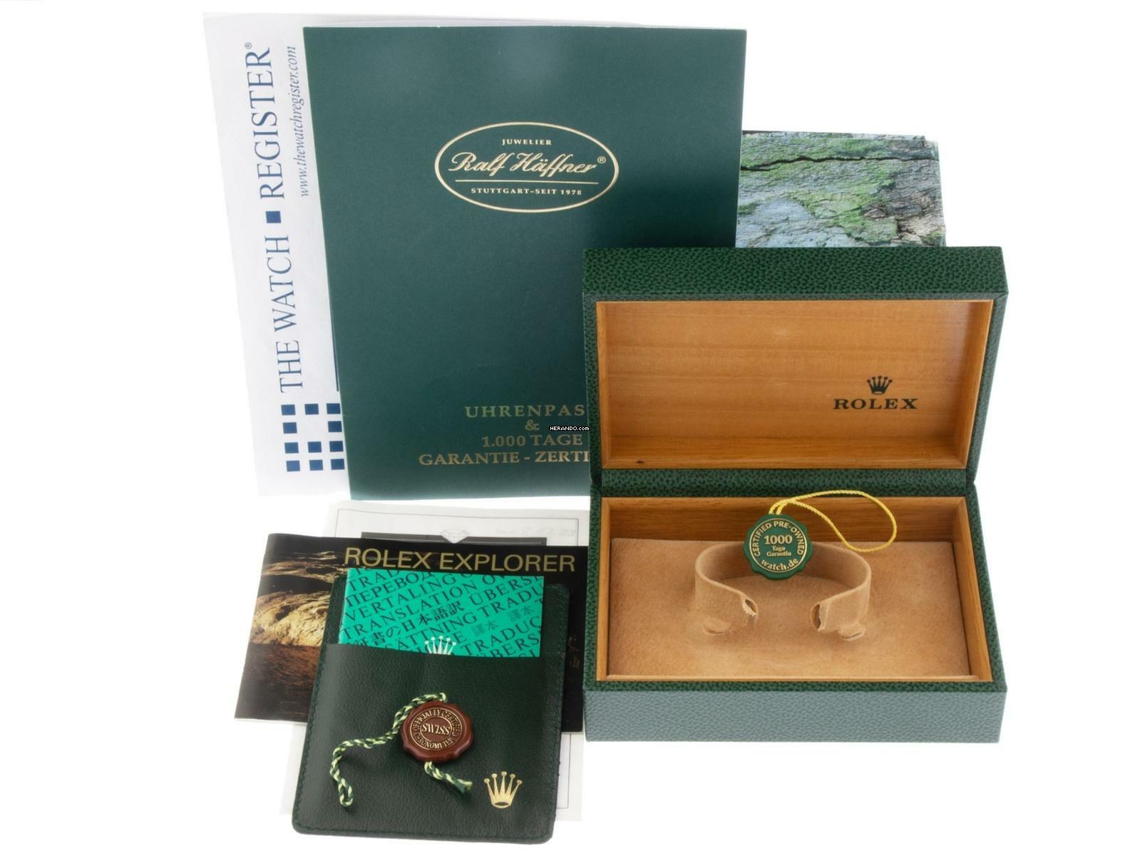  Rolex Explorer II Ref.16570 1998 Box&Beschreibung sehr gut Vintage 