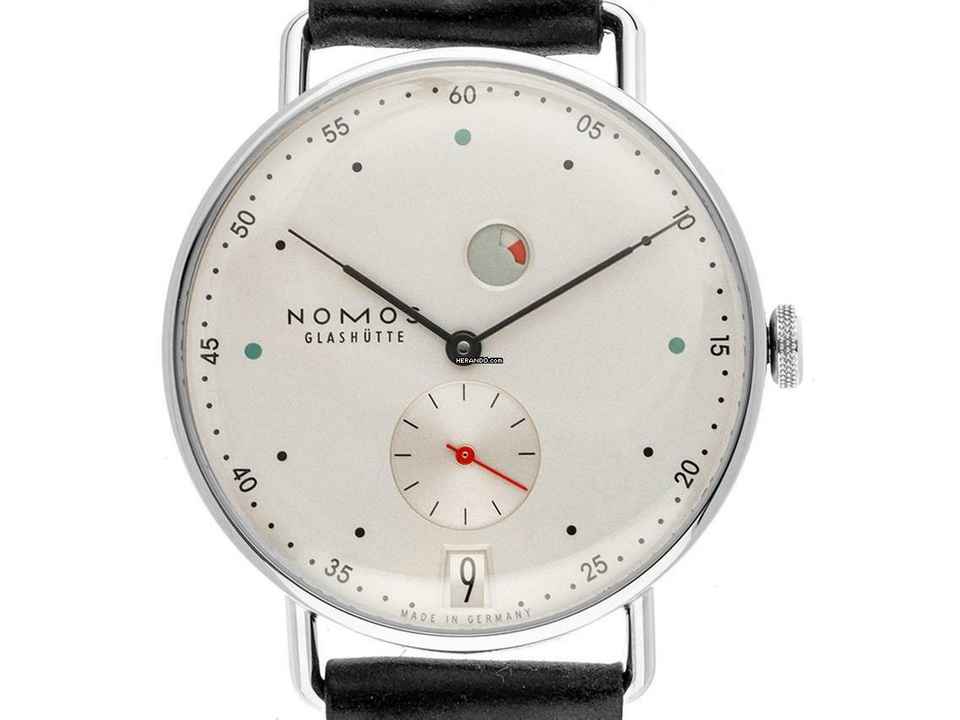  NOMOS Metro Datum Gangreserve Glashütte Metro Date Ref.1101 2025 Full Set Neu 