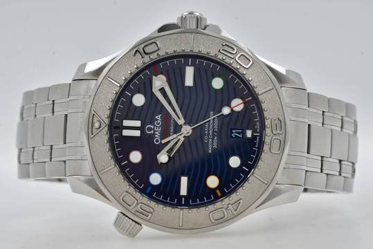  Omega Seamaster 300 Professional Chronometer Blue Dial Beijing 2022 52230422003001 