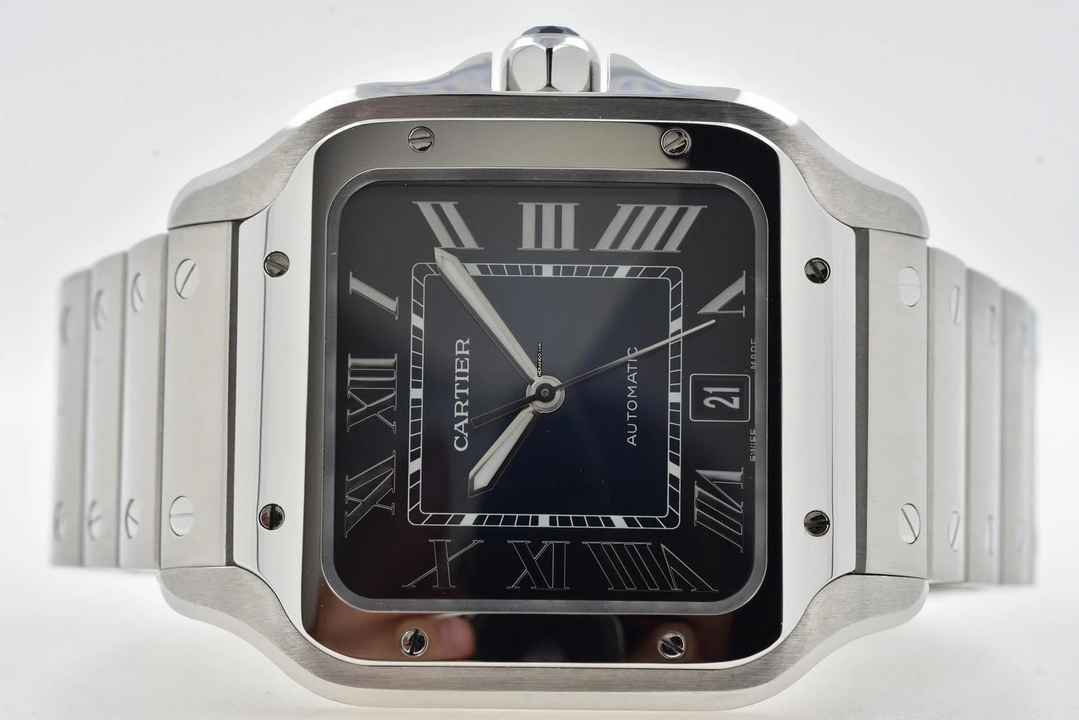  Cartier Santos de Cartier Large Blue Dial WSSA0030 