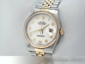 Thumbnail von Rolex Datejust 36 36mm 16233 2003 Edelstahl Gelbgold 750 Automatik Stahl Gold