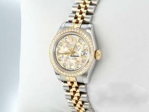 Thumbnail von Rolex Lady-Datejust 179383 Stahl Gelbgold 750 2010 Diamanten Automatik Stainless Steel 18kt Yellow Gold Jubilé-band Chronometer Oyster