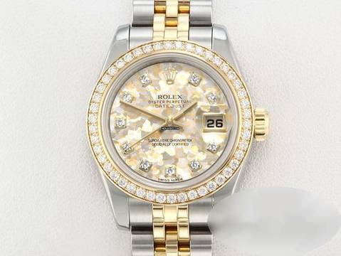  Rolex Lady-Datejust 179383 Stahl Gelbgold 750 2010 Diamanten Automatik Stainless Steel 18kt Yellow Gold Jubilé-band Chronometer Oyster 