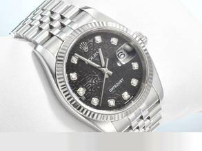 Thumbnail von Rolex Datejust 36 36mm 116234 2016 Stahl Weissgold 750 Diamanten Automatik Gold