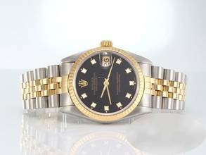 Thumbnail von Rolex Datejust 31 Medium Stahl Gelbgold 750 Diamanten Automatik Gold Stahl Stainless Steel 18kt Yellow Gold Jubilé-band Chronometer Oyster Black Dial