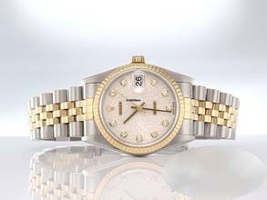 Thumbnail von Rolex Datejust 31 Stahl Gelbgold 750 2001 Diamanten Automatik Gold Stahl