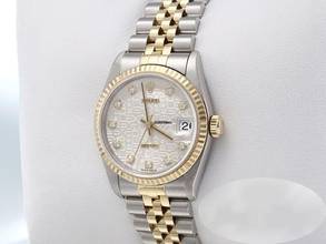 Thumbnail von Rolex Datejust 31 Stahl Gelbgold 750 2001 Diamanten Automatik Gold Stahl