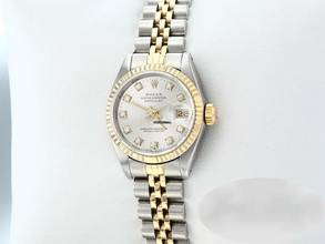 Thumbnail von Rolex Lady-Datejust Edelstahl Gelbgold 750 Diamanten Automatik Gold Stahl Stainless Steel 18kt Yellow Gold Jubilé-band Chronometer Oyster