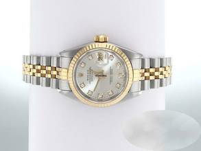 Thumbnail von Rolex Lady-Datejust Edelstahl Gelbgold 750 Diamanten Automatik Gold Stahl Stainless Steel 18kt Yellow Gold Jubilé-band Chronometer Oyster