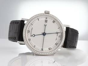 Thumbnail von Breguet Classique 9068 33mm Weissgold 750 Diamanten Automatik 18kt White Gold Damen Herren