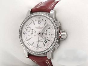 Thumbnail von Jaeger-LeCoultre Master Compressor Chronograph 148.8.31 Diamanten Edelstahl Steel White Dial