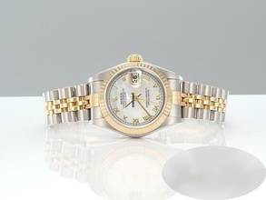 Thumbnail von Rolex Lady-Datejust Edelstahl Gelbgold 750 Perlmutt Automatik Gold Stahl Damen