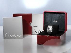 Thumbnail von Cartier Tank Louis Cartier Xl Weissgold 750 Diamanten 2020 Wt200006 Handaufzug 18kt White Gold