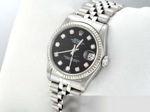 Thumbnail von Rolex Datejust 31 31mm Medium Stahl Weissgold 750 Diamanten 2004/05 Automatik Gold Stainless Steel 18kt White Gold Jubilé-band Chronometer Oyster Black Dial