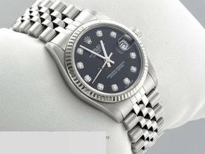 Thumbnail von Rolex Datejust 31 31mm Medium Stahl Weissgold 750 Diamanten 2004/05 Automatik Gold Stainless Steel 18kt White Gold Jubilé-band Chronometer Oyster Black Dial