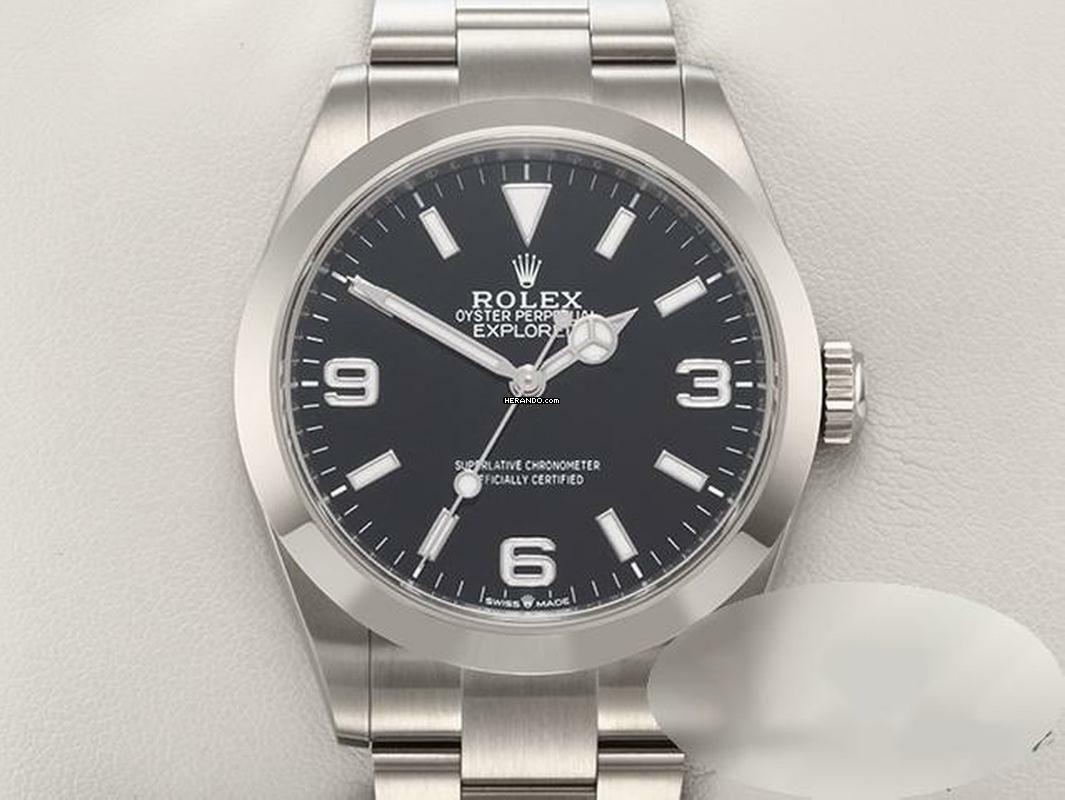 Rolex Explorer 40mm 224270 2025 Edelstahl Automatik Stahl Stainless Steel Oyster-band Chronometer Black Dial