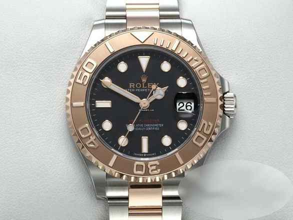  Rolex Yacht-Master 37 37mm 268621 2019 Edelstahl Roségold 750 Automatik Stainless Steel 18kt Rose Gold Oyster-band Chronometer Black Dial 
