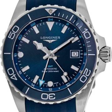 Longines HydroConquest GMT NEW FULL SET 