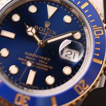 Thumbnail von Rolex Submariner Date Steel Gold Blue Dial
