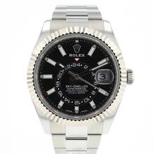 Thumbnail von Rolex Sky-Dweller Steel Oyster Fluted Black Dial