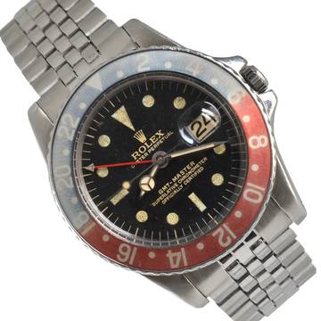  Rolex GMT-Master 1675 Cornino Underline gilt dial 1964 