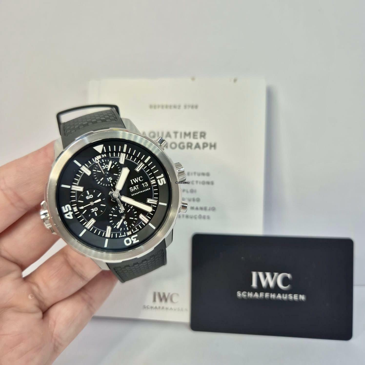  IWC Aquatimer Chronograph 44mm Automático Completo 