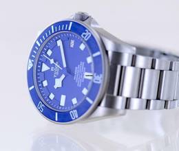 Thumbnail von Tudor Pelagos Titan 2022 Date B+P Diver Titanband Manufakturwerk Blue Dial