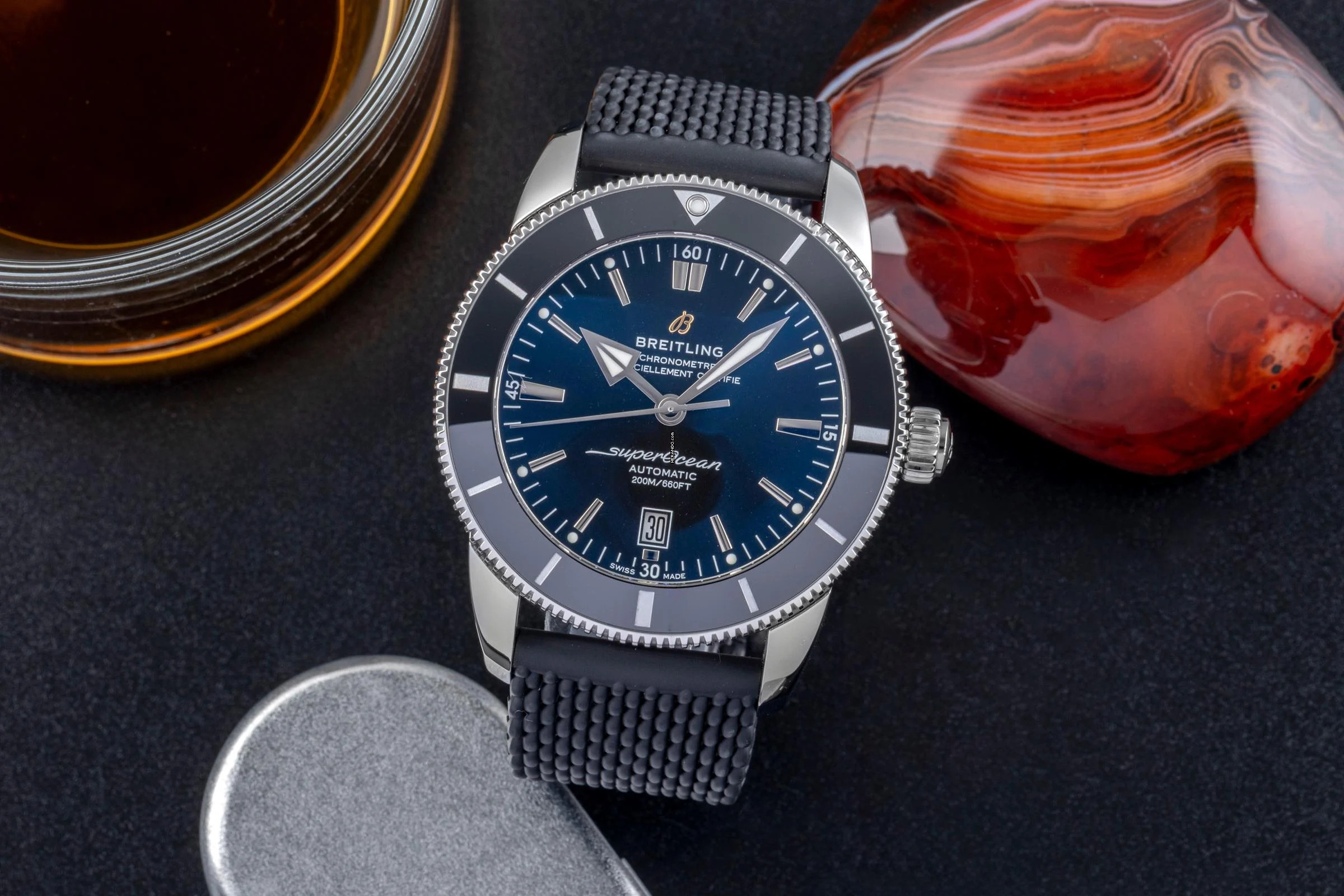 Breitling Superocean Heritage II 46 Stahl Automatik Ref. AB2020 B&P