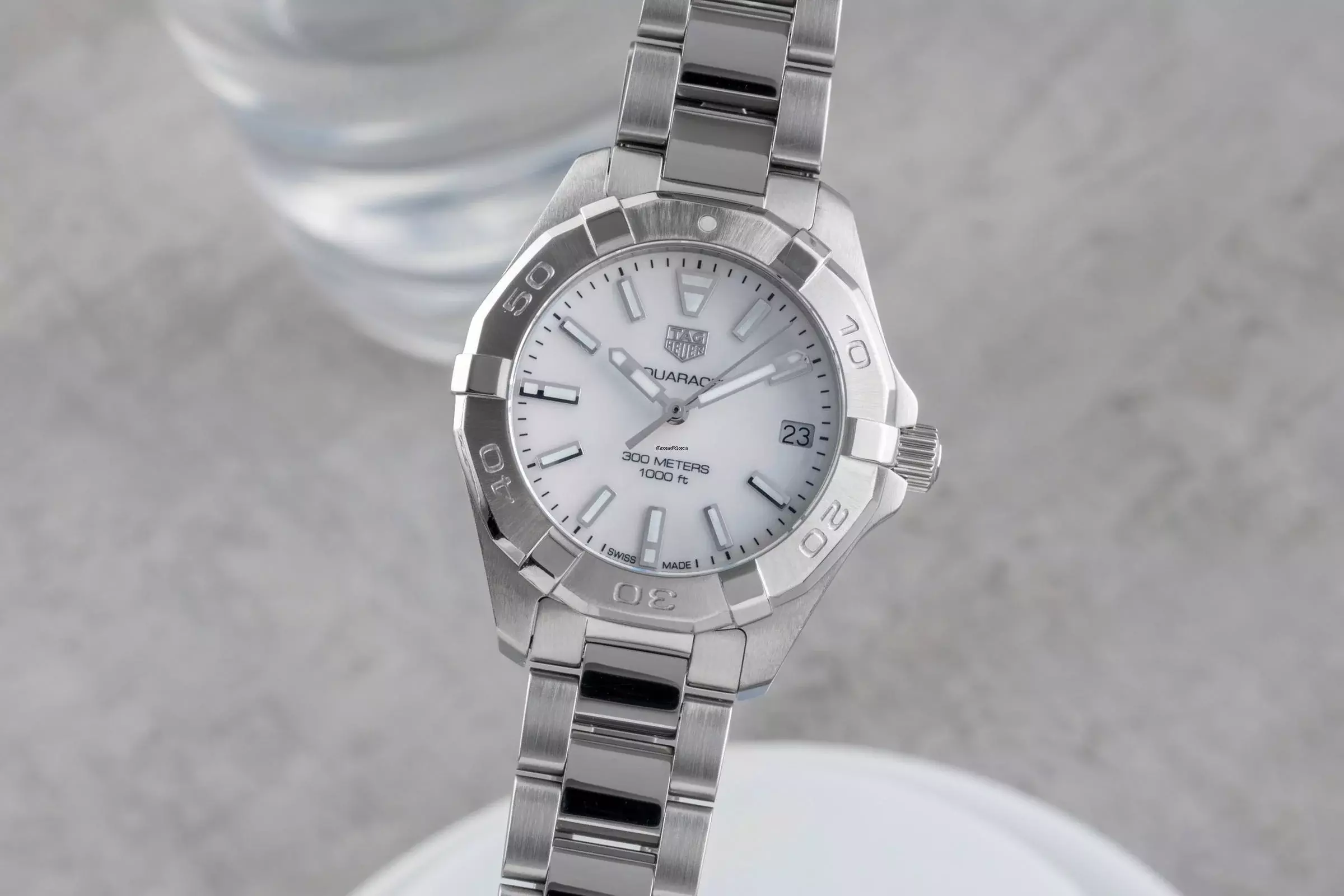 TAG Heuer Aquaracer Lady Stahl MOP Dial Damenuhr Ref.WBD1311.BA0740 B&P 2018