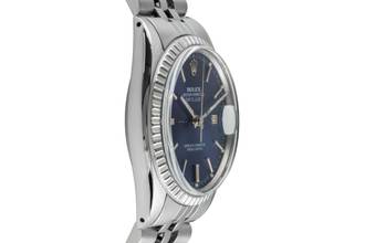 Thumbnail von Rolex Datejust 36 Blue Dial Edelstahl Automatik Herrenuhr Ref. 16030 Klassiker