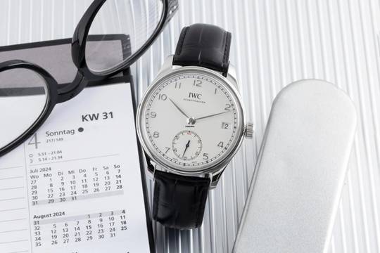  IWC Portugieser Handaufzug 8 Tage Handaufzug Stahl Herrenuhr Ref. IW510203 