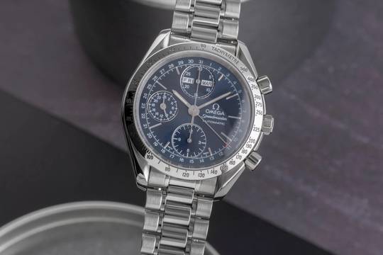  Omega Speedmaster Day Date Triple Date Chronograph Automatik Herrenuhr Ref. 3521.80.00 