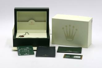 Thumbnail von Rolex Datejust II Stahl / Weissgold Black Dial Automatik Ref. 116334 B&P 2010