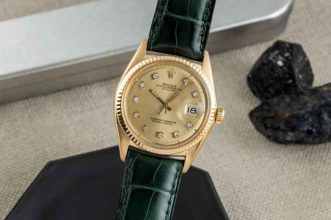  Rolex Datejust 36 18K Gold (0,750) Automatik Herrenuhr Ref. 1601 Klassiker 