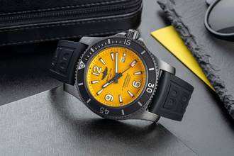 Thumbnail von Breitling Superocean 46 Automatik 46 Black Steel Herrenuhr Ref. M17368 B&P