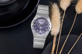 Thumbnail von Omega Constellation Ladies Diamant-Zifferblatt Stahl Damen Ref.131.10.28.60.60.002 B&P